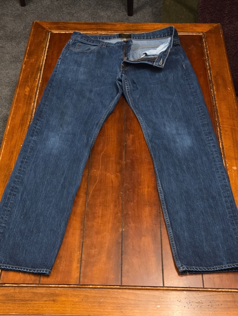 Filson Men's Relaxed Straight Dark Blue Jeans